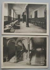 2 alte Postkarten aus ILBENSTADT  Hessen Benediktinerkloster Innenansichten 1935