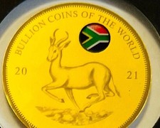 Goldmünze aus reinem Gold