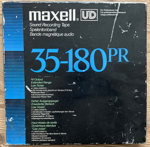 Maxell 180 pr tonband - ud,