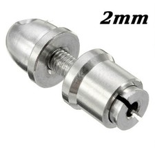 Alu Spinner 2mm Welle