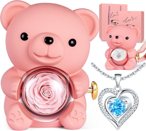 Rosen teddybär geschenkbox - rosen,