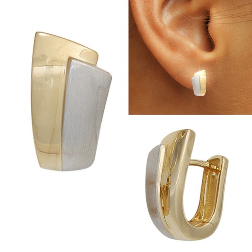 Ohrringe 585 echt gold - echt,