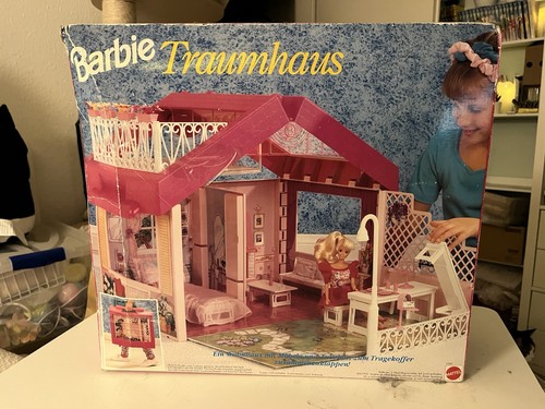 Barbie traumhaus koffer 1992 - traumhaus,