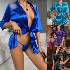 Damen Spitze Reizwäsche Satin