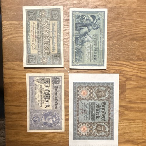 Lot deutsches papiergeld - lot, –