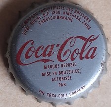 1 Kronkorken COCA COLA ZAIRE OLD bottle caps kroonkurken tappo crown chapas 