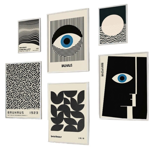 Poster bauhaus auge mit - poster,