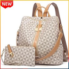 Damen-Rucksack Leder Groß