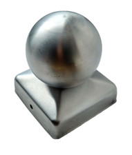 Kugel-Pfostenkappe Zaunkappe Pfahlkappe Zierkappe feuerverzinkt 7 x 7