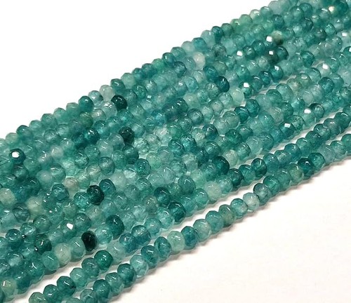 Achat perlen 4mm - 4mm, rondell