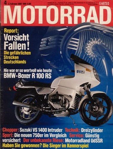 Motorrad 1987 test suzuki - motorrad, 4/1987
