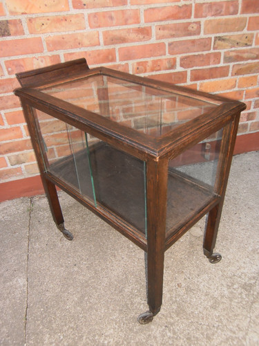 Vitrinentisch barwagen - vitrinentisch,