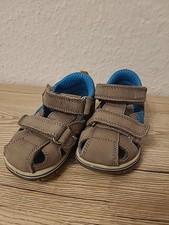 Bama Sandalen Gr 22 Kinder Sommer Gebraucht Grau /Blau Klettverschluss