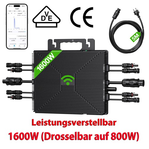 Wechselrichter 1600w app für - 1600w,
