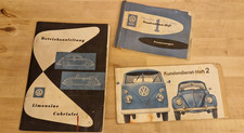 VW Käfer Cabriolet Betriebsanleitung und Kundendiensthefte ab 1957