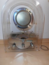 Vintage Dapy Radio Transparent Plexiglasgehäuse. Retro