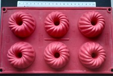Seifenform aus Silicon, kleine Kuchen, gebraucht
