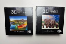 3D Effekt Puzzle, 2 Stück, je