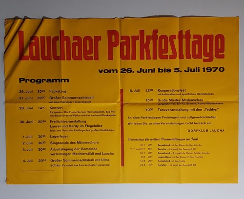 Ddr plakat lauchaer - ddr,