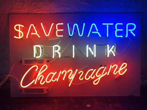 Save water drink - save,