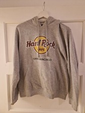 Hard Rock Cafe  - grauer Hoodie Kapuzenpullover - San Francisco - Größe M