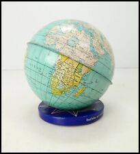 Vintage Weißblech Globe Welt