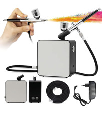 Airbrush Tragbare Kompressor - Set AG-102K Komplett Pistolen Set 3m Schlauch