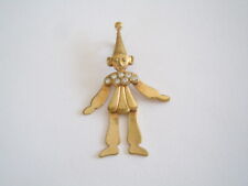 Amerikaner A*D Andreas Daub Anhänger Clown mit Strass Bewegliche Arme & Beine