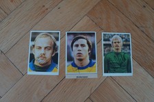 3 x orig. sign. WM 78 Bergmann nicht Panini Schweden Hellström