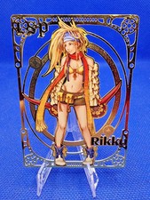 Rikku - Final Fantasy X 013/100 LSP Metall Karte Waifu Metal Card Goddess Story