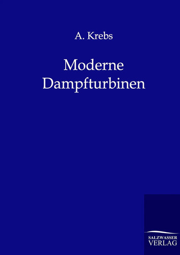 Moderne dampfturbinen krebs - moderne, a.