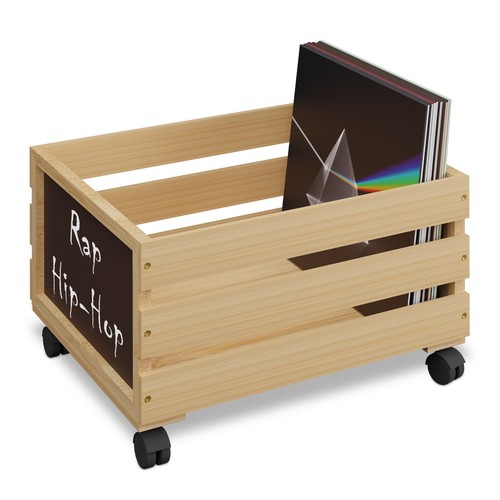 Schallplatten kiste - schallplatten,
