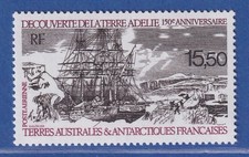 Französische Antarktis TAAF 1990 Segelschiff Astrolabe Mi.-Nr 267 ** / MNH