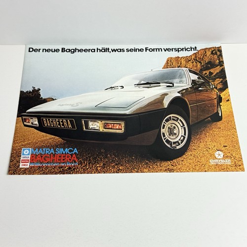 Matra simca bagheera 4p - /,