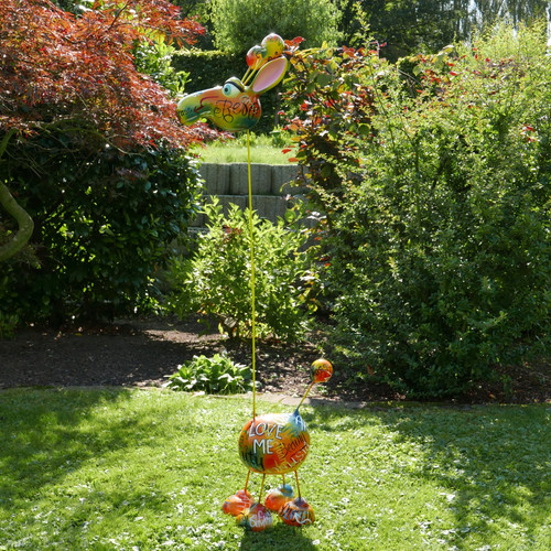 Crazy giraffe skulptur - xl,