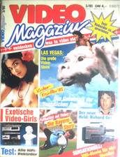 VIDEO MAGAZIN 3-1985 A DIE UNENDLICHE GESCHICHTE Richard Gere Ken Wahl Filmstars