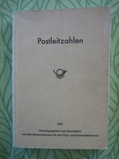 Postleitzahlenbuch von 1961