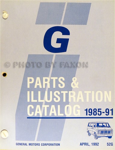 Chevrolet gmc van - chevrolet, teilebuch