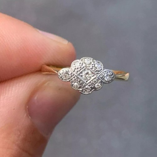 Vintage rundschliff diamant - rundschliff,