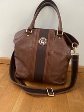 Tasche Tommy Hilfiger Leder braun Schultertasche
