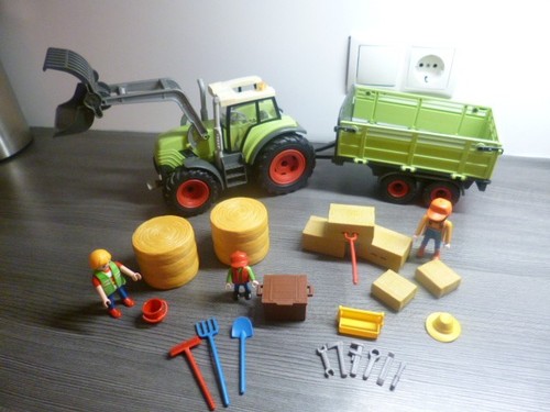 Playmobil großer traktor mit - playmobil,