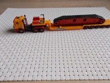 Kibri HO MB mit Tieflader und Raupenkette