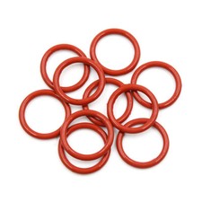 10pcs Brown Silicone Rubber