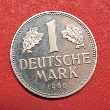 1 DM 1968 G Prägefrisch/Stempelglanz,  siehe Bilder