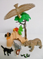 Tiere mit Felsen  Adler  Wolf