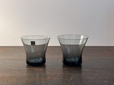 SF WMF Wilhelm Wagenfeld 2 x Diabolo 68 mm hohe Vase turmalin Glas mid century