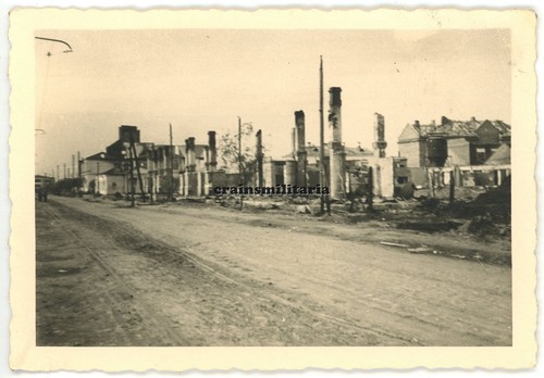Orig foto zerstörtes lepel - foto,