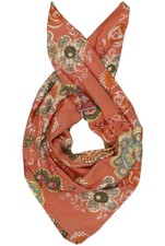 Oilily Schal Damen Tuch Strickschal Loop Baumwolle Orange #1zqkmhh