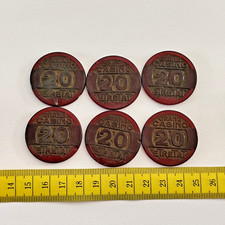 Paket 6 Wertmarken Kasino