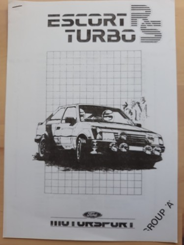 Escort turbo motorsport - rs,